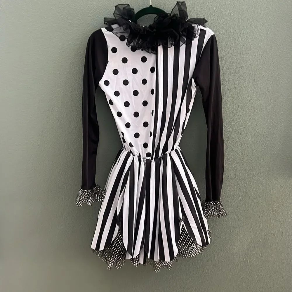 Scary Clown Halloween Costume women's size Small/Medium - Picture 4 of 9